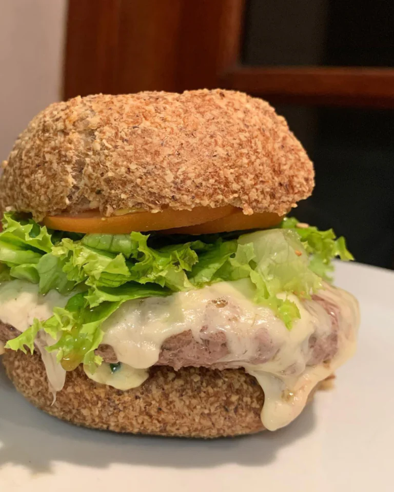 Homemade burger