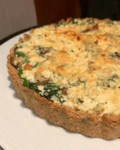 Spinach quiche